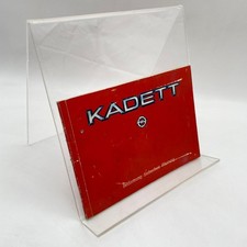 Opel Kadett Manuel D'Utilisation Entretien Carnet 1983 Oldtimer