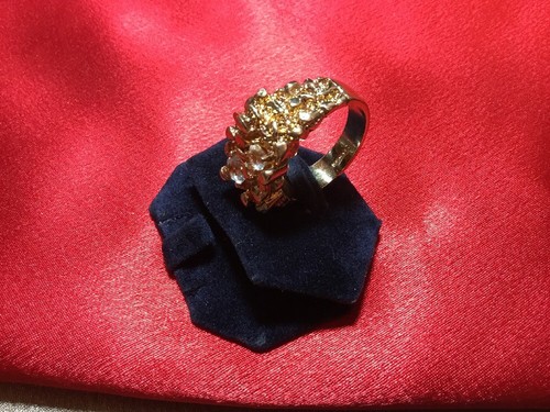 18k gold plated ring - 18k,