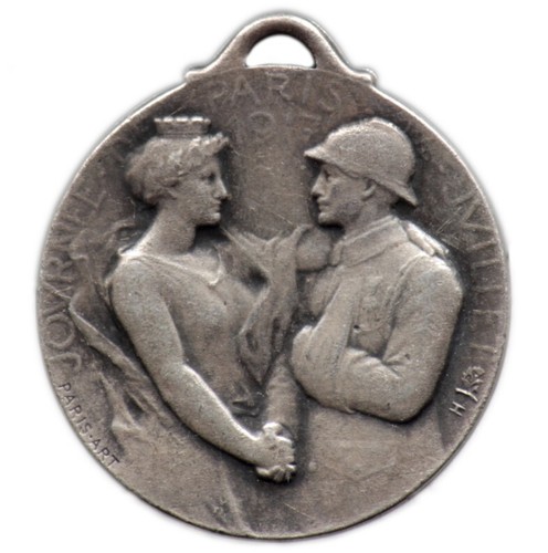 Médaille journee paris - médaille, de