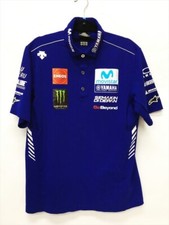 Yamaha de Course 2018 Authentique Polo Homme Bleu - Polo B18-GP110-E0-1L