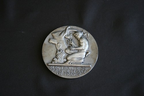 Médaille bronze argenté - bronze,