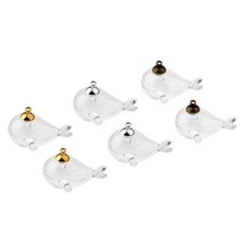 2pcs Mini Baleine Vide Verre