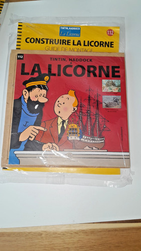 Tintin construire licorne - tintin,