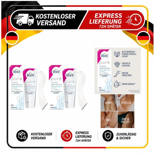 Veet pure crème dépilatoire - veet,