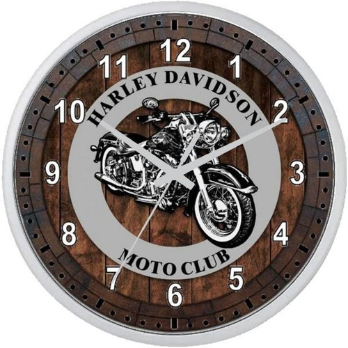 Pendule murale moto harley - pendule,