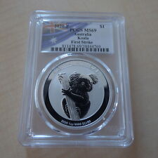  Australia 1 $ Koala 2020 MS69 (PCGS) silver 99.9% 1 oz certified coin  (argent)