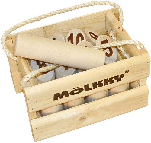 Gra plenerowa drewniana - , molkky