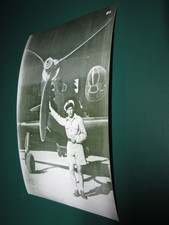 Photo Avion Aviateur Dewoitine D.520 Fés Maroc 09/1945  Aviation Française