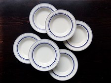 6 assiettes creuses vintage