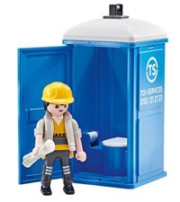 Playmobil Set 9844 Diorama Toilette Portable NEUF dans sachet scellé diorama ...