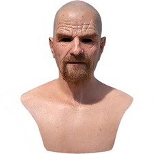 Halloween Realistic Face Bald