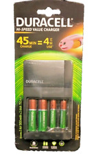 Chargeur Duracell Pour Piles Rechargeables Incluses 2AA1300mAh Et 2AAA750mAh