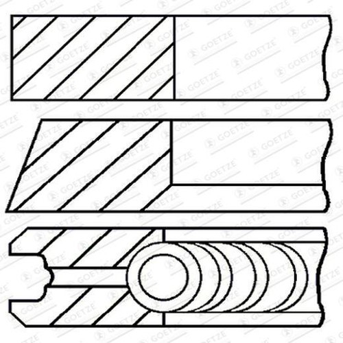 Goetze engine jeu segments - engine,