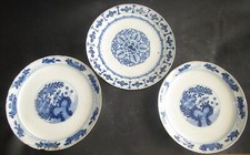 lot 3 ASSIETTES EN   FAIENCE DE DELFT 18 EME SIECLE 18TH CENTURY DELFT PLATES