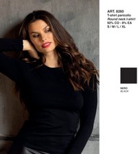 Maillot femme à encolure ras-du-cou « Magic Dream » manches longues en coton ...