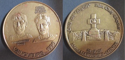Lozère médaille 25e - lozère,