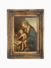 Tableau XIXème La vierge au