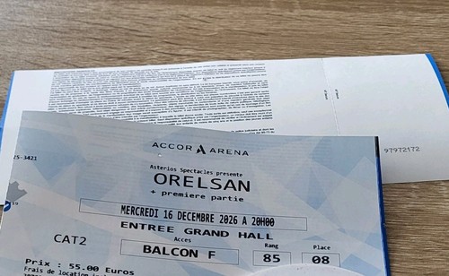 Places orelsan paris 16 - orelsan,