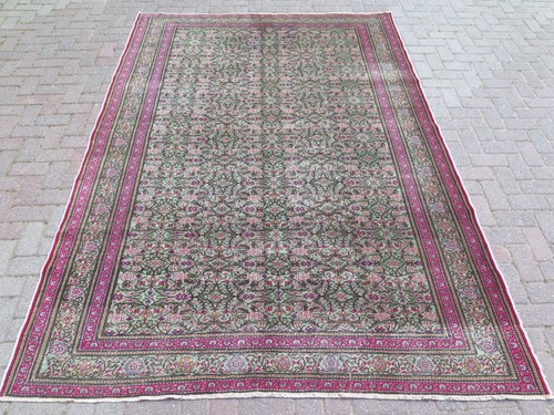 Tapis turc vintage - vintage,, rose