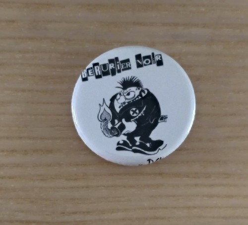 Badge bérurier noir 32mm - noir,