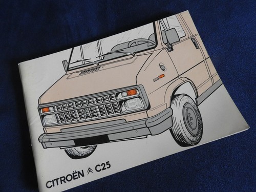 Notice emploi citroen c25 - notice,