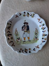 Belle Assiette Faience Quimper ,Ou Malicorne