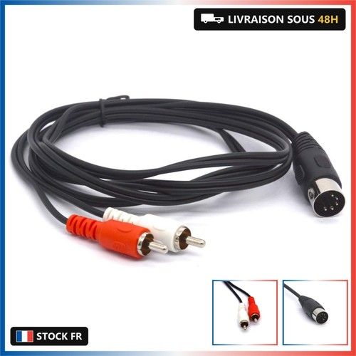 Câble audio midi vers rca - midi,