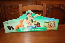 LOT n°2 / PLV PLAYMOBIL ANIMAUX & NATURE / DECO CHAMBRE ENFANT COLLECTION PLAYMO