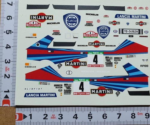 Decals lancia delta hf - decals, 8v