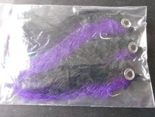 3 véritables mouches de pêche au brochet.