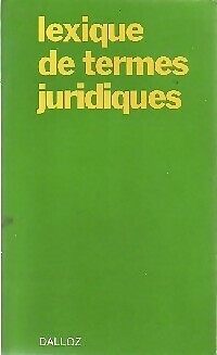 Lexique termes juridiques - lexique,