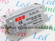Alimentateur 12V 220V 12W 1A Transformateur Stabilisé Pour Bandes À LED Pavia