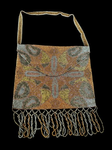 Petit sac xixème perles - sac,