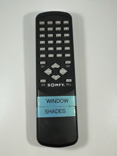 Somfy channel infrared - somfy,