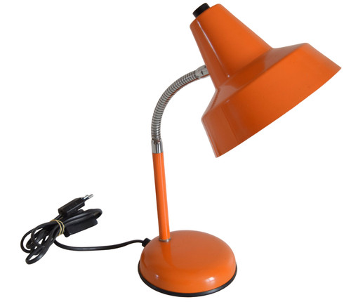 Lampe cocotte vintage orange - lampe,