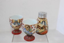 coquetier ancien émail émaux