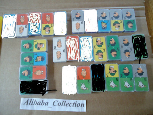 Domino ancien tintin jeu - domino,