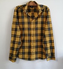 Chemise jaune moutarde coton slim fit T42 Kiabi (4504038)