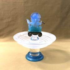 grand coupe en cristal pâte de verre et bronze signé DAUM FRANCE modèle DEBUSSY