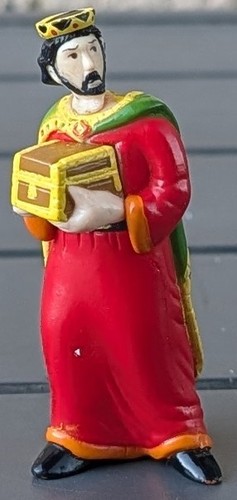 Figurine série robin des - robin, bois