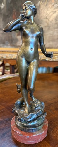 Sculpture bronze amphitrite - sculpture,