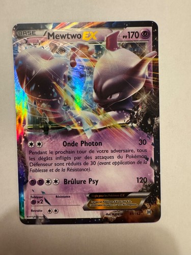 Carte pokemon mewtwo 162 - ex, 61/162