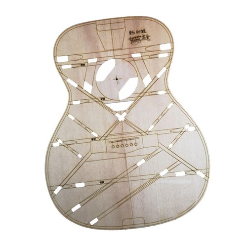 Modèle corps guitare en - modèle, de