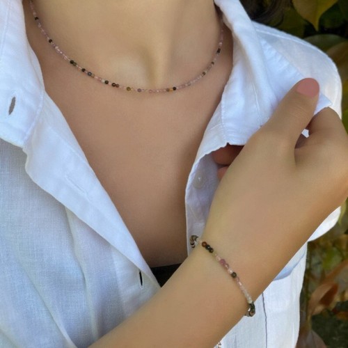 Parure collier minimaliste - parure,