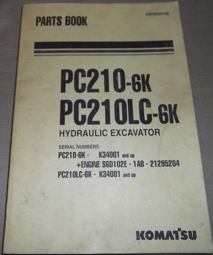 Komatsu pc210 pc210lc 6k - pc210-6k, pc210lc-6k