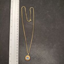 ENSEMBLE CHAINE COLLIER  PLAQUE OR ET PENDENTIF RELIGIEUX REF15671J