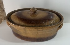 Terrine en terre cuite Jaune