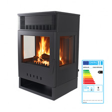 Poêle à bois TOKIO Ventilé Vision - Poêle 12,8 kW - Haute efficacité