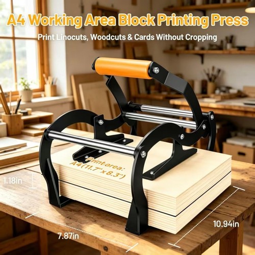 Linocut press machine - press, premium