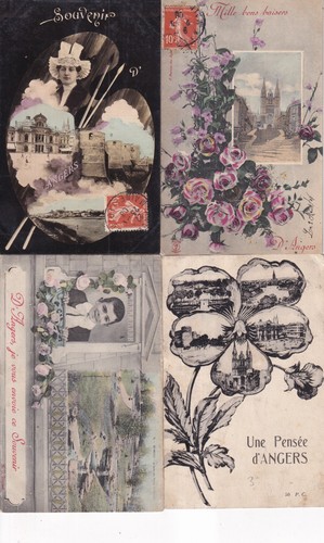 Lot cartes postales - de,